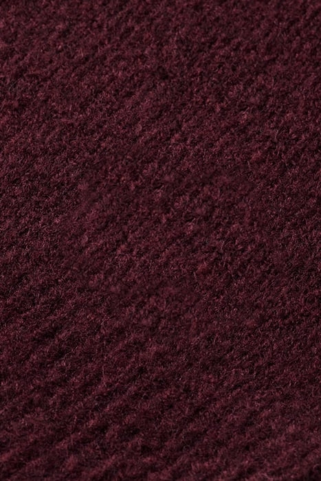 REGULAR FIT SOFTY-KNIT MELANGE PULL BERRY WINE 8