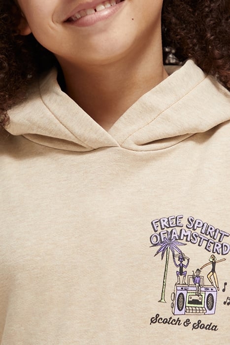 LOOSE-FIT ARTWORK SWEATSHIRT GREY MELANGE 6