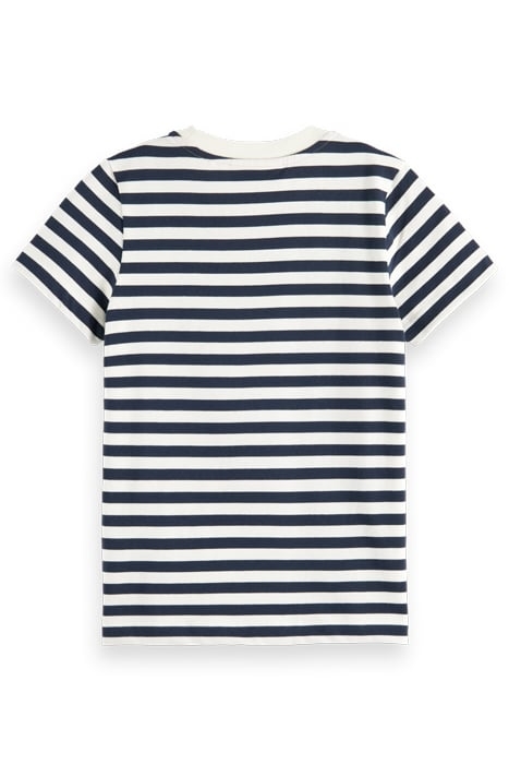 THE FREE SPIRIT PEACE BIRD STRIPED T-SHIRT IN ORGANIC COTTON 2