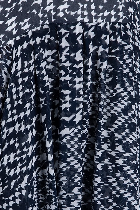 ALEXANDRIA-PRINTED DRESS NAVY/WHITE 3