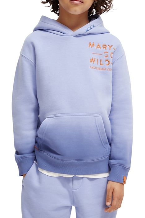 RELAXED FIT RECORD STORE LOGO HOODIE CONTAINS ORGANIC COTTON 1