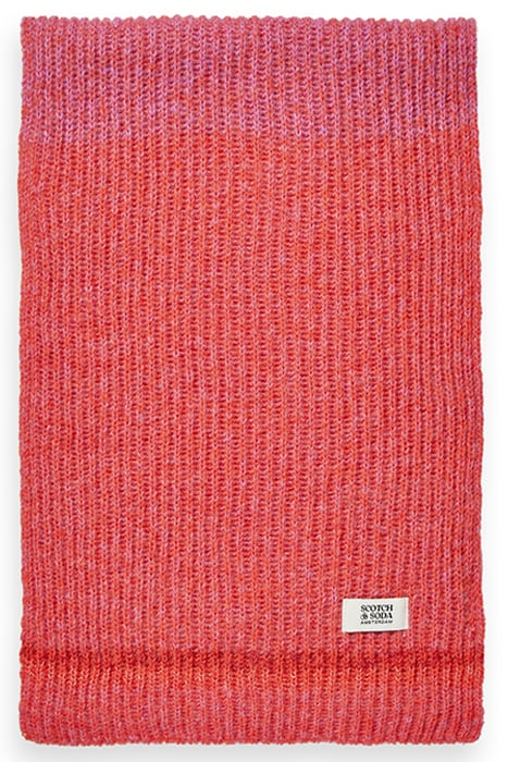 KNITTED GRADIENT SCARF WINTER SUNSET 4