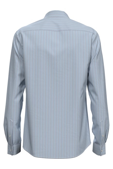 ESSENTIAL POPLIN STRIPE SHIRT LIGHT BLUE STRIPE 2