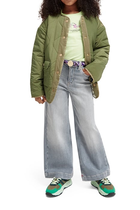 LIGHT-PADDED REVERSIBLE PRINTED JACKET MILITARY 3