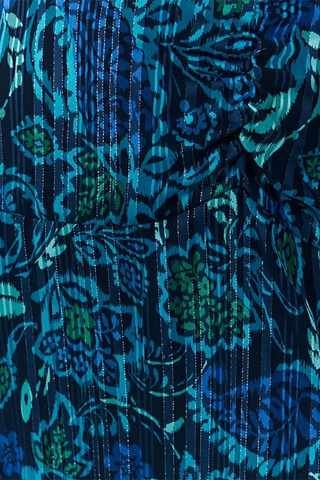 PSYCHEDELIC FLORAL PRINT A-LINE SHORT SKIRT 5