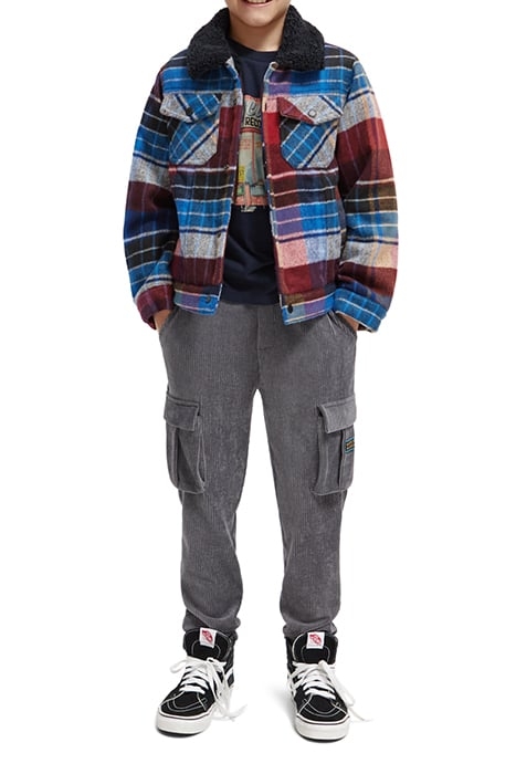 CORDUROY CARGO SWEATPANTS CONTAINS ORGANIC COTTON ANTRA 3