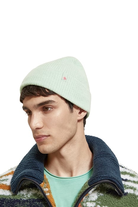 SOFT RIB-KNIT BEANIE LIGHT MINT 6