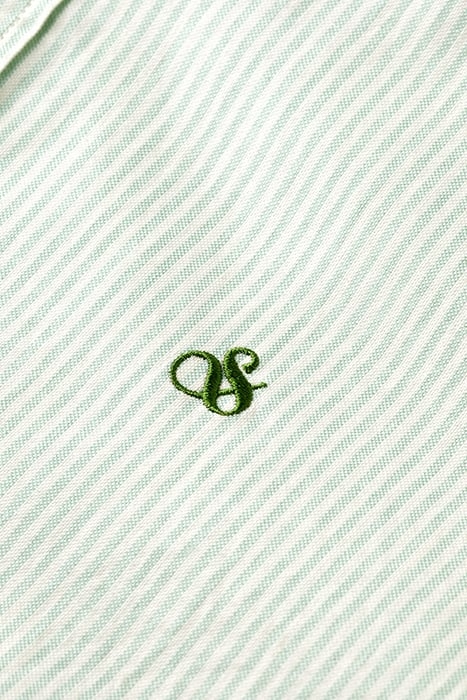 ESSENTIAL OXFORD STRIPE ABSINTHE STRIPE 7