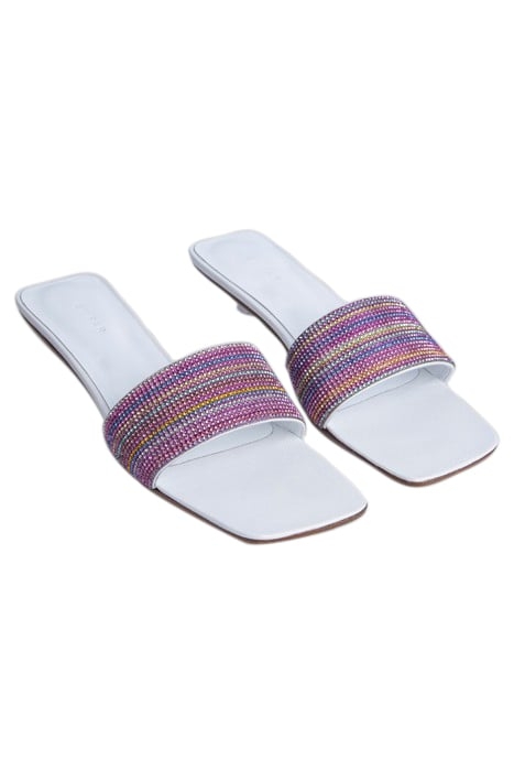 CENI WHITE LEATHER AND CRYSTALS 2