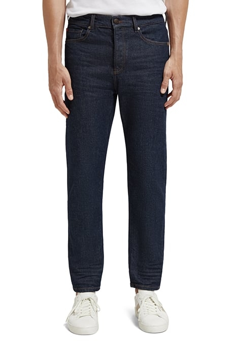 THE DROP REGULAR TAPERED JEANS — DEEP INK 1