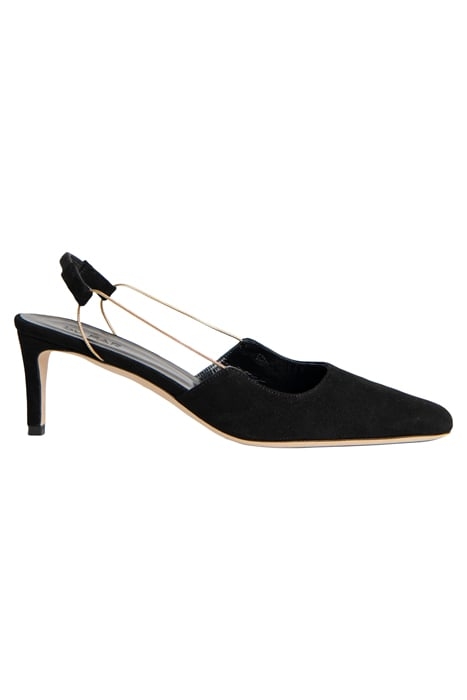 GABRIELLA BLACK SUEDE LEATHER 1