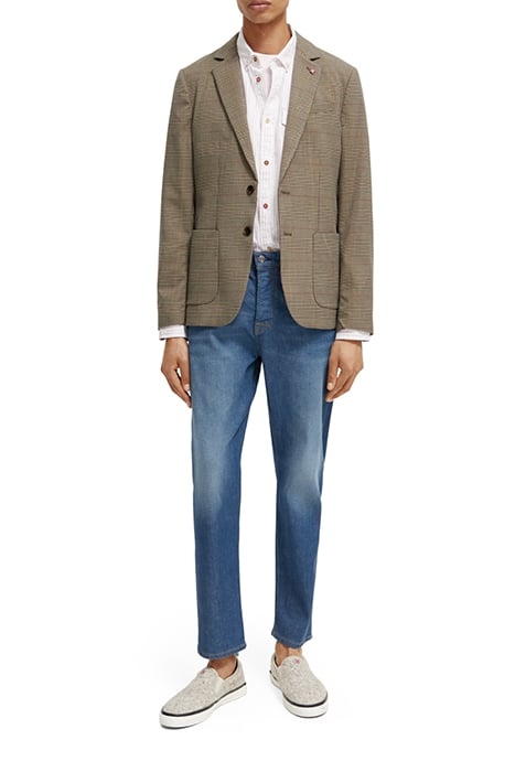 CLASSIC YARN-DYED CHECK BLAZER TAUPE CHECK 3