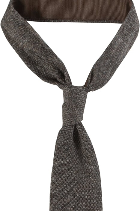 BROWN KNITTED TIE 2