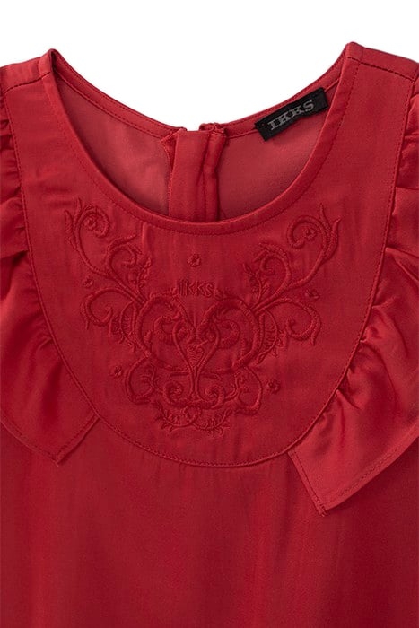 GIRLS’ RED SLEEVELESS BLOUSE 3
