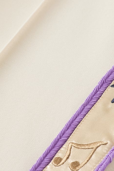 WIDE LEG EMBROIDERED SIDE PANEL SWEATPANTS OFF WHITE 8