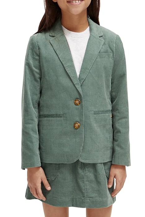 LIGHTWEIGHT CORDUROY BLAZER ARCHIVE GREEN 1
