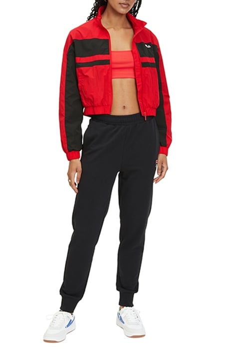 LUBU CROPPED TRACK JACKET TRUE RED-BLACK 3