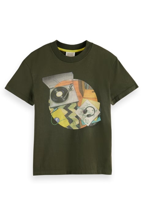 COTTON IN CONVERSION SKATE-FIT ARTWORK T-SHIRT KHAKI 4