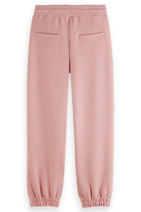 RELAXED-FIT CUFFED SWEATPANTS PINK MELANGE 2
