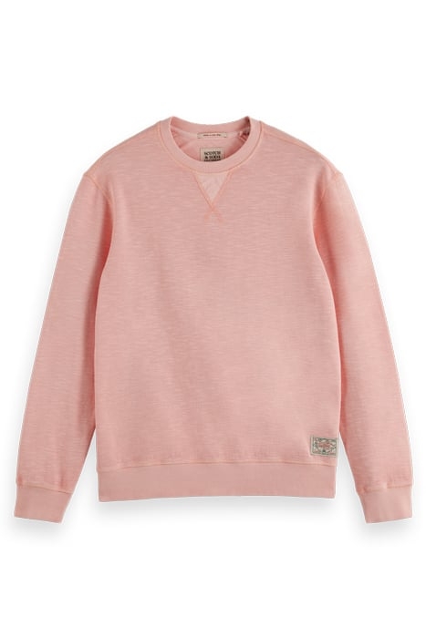 REGULAR FIT GARMENT DYED SWEATSHIRT PINK DANCER 1