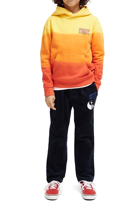 LOOSE TAPERED FIT CORDUROY PANTS IN ORGANIC COTTON NIGHT 3