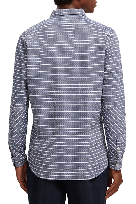 YARN DYED STRIPE SHIRT NIGHT STRIPE 2