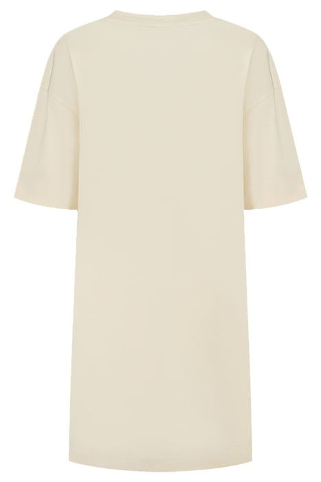 NIKKIE LOGO TEE DRESS PEARL 2