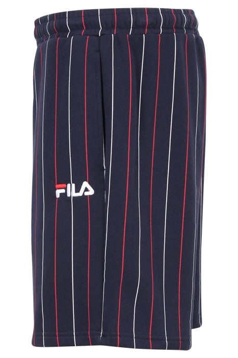 LOBITO PINSTRIPED SHORTS BLACK IRIS/TWO COLOR STIPED 7