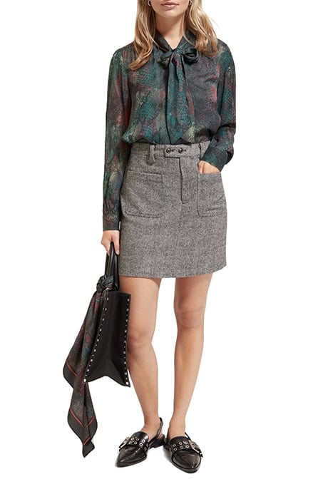 SHIRT WITH TIE NECK SNAKE 5