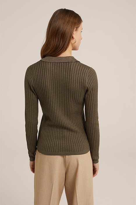 KNITTED PULLOVER KHAKI 2