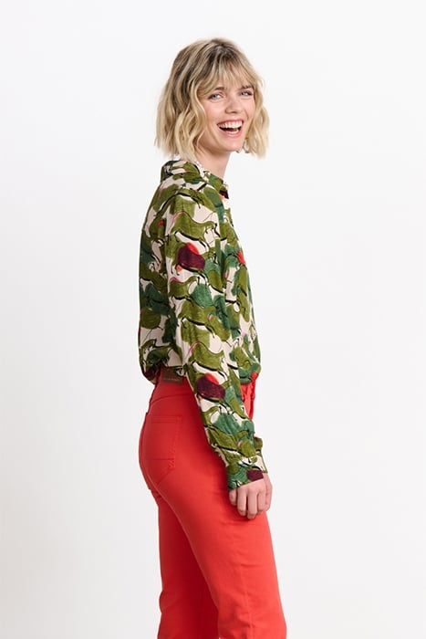 BLOUSE - MILA MURALS SAND 5