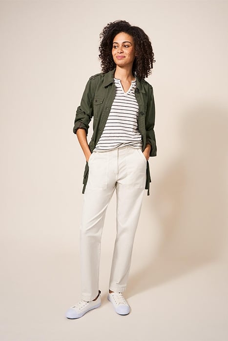 SADIE JACKET KHAKI GREEN 2