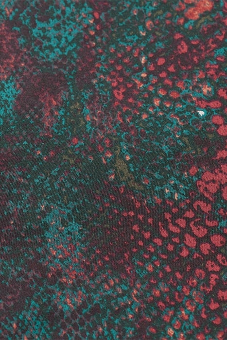 SATIN HIGH RISE MIDI SKIRT WITH LACE DETAIL SNAKE 8