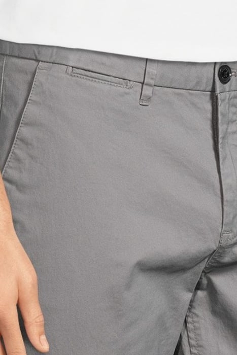 ESSENTIALS - STUART CLASSIC REGULAR SLIM FIT CHINO GREY 5