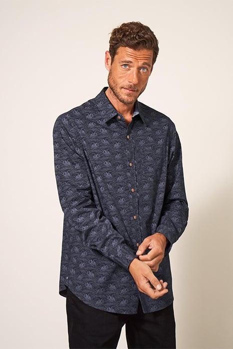 DUCK PRINTED SHIRT DARK NAVY 1
