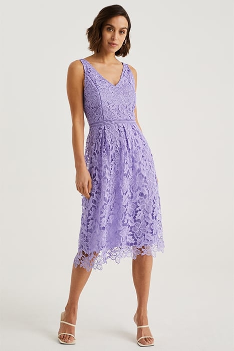 DRESS MID LENGTH LILAC 1