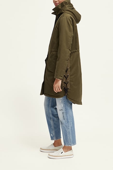 PARKA WITH DETACHABLE INNER GILET MILITARY 8