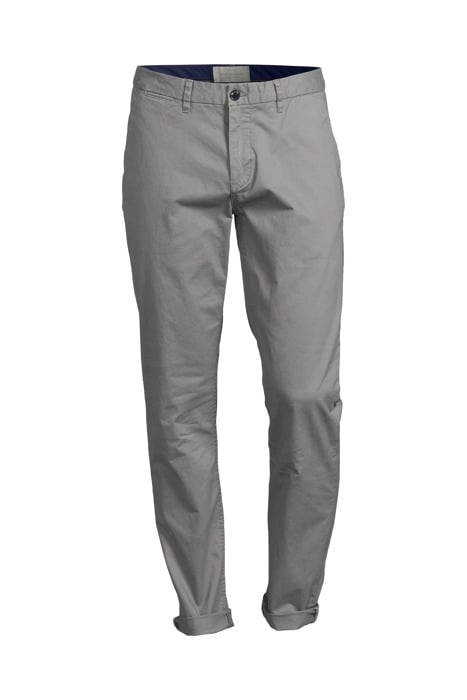 ESSENTIALS - STUART CLASSIC REGULAR SLIM FIT CHINO GREY 3