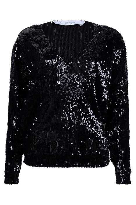 AROUND BLOUSE IN BLACK 1