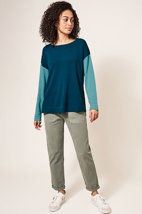 OLIVIA JUMPER DARK TEAL 2