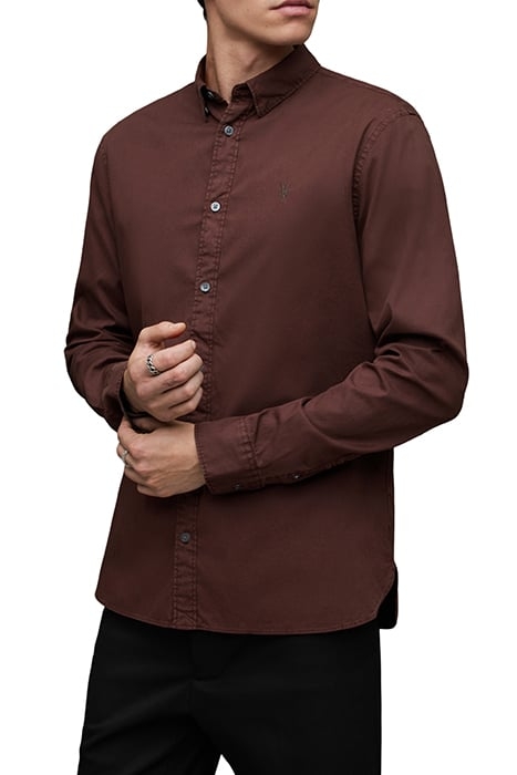 HAWTHORNE LS SHIRT WARM RED 1