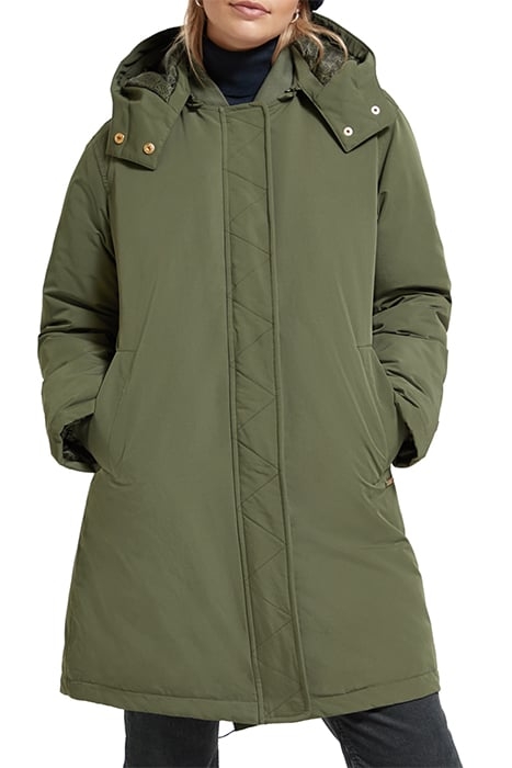 WATER REPELLENT MID LENGTH PARKA WITH REPREVE® FILLING MILIT 1