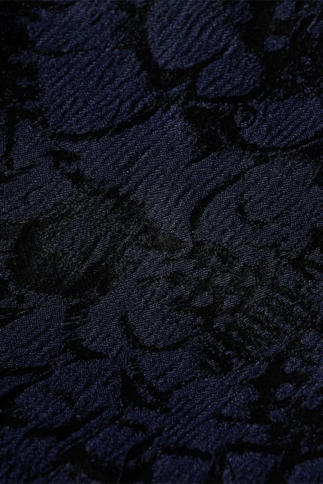 LOWRY - MID RISE SLIM LEG FEATHER JACQUARD PANTS FEATHER JAC 8