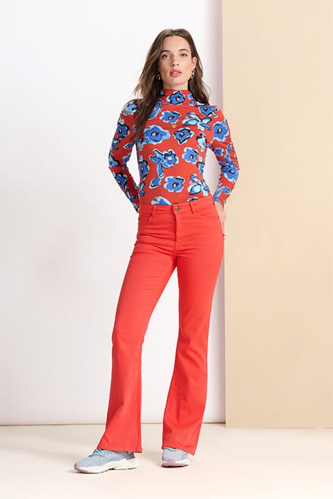 JEANS - KATE FLARE PHOENIX RED 1