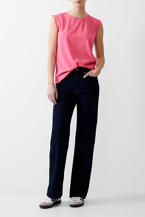 S/S CREPE LIGHT TANK TOP CAMELLIA 2