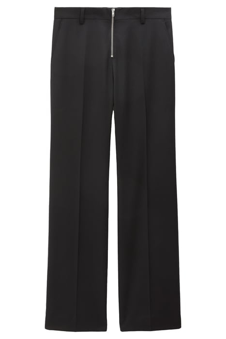 BOOTCUT ZIP TROUSERS BLACK 1