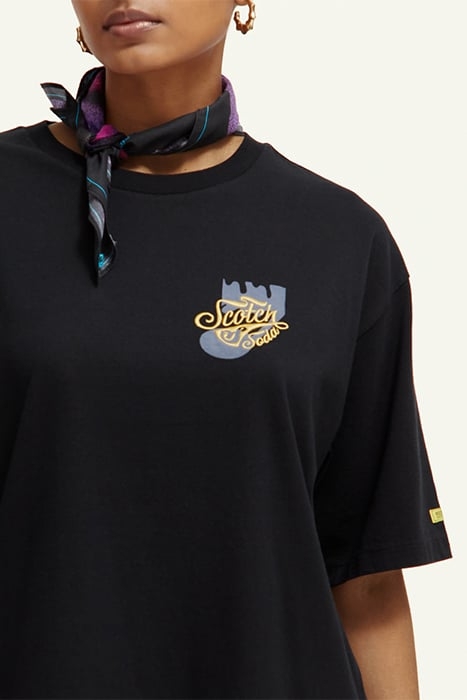 COTTON IN CONVERSION GRAPHIC LOOSE FIT T-SHIRT BLACK 6