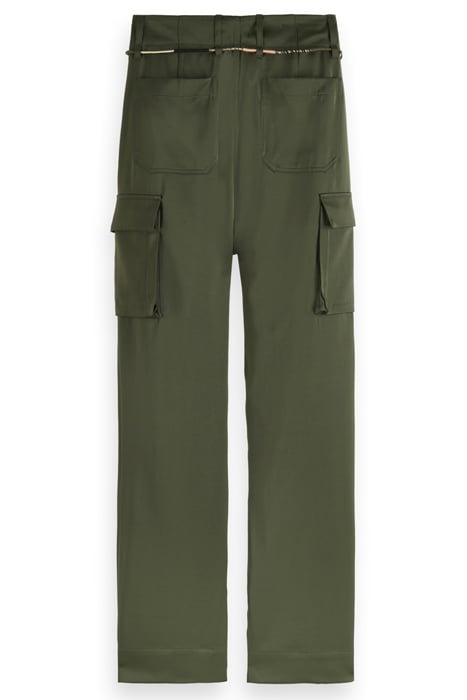 FAYE - HIGH RISE RELAXED TAPERED LEG PAPER BAG UTILITY PANT 5