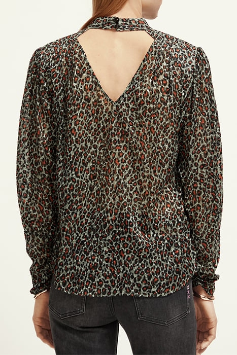 MOCK NECK TOP WITH OPEN BACK DETAIL CREATURES OF THE NIGHT F 2