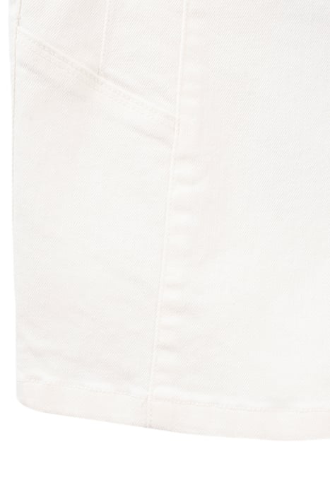 GIRLS’ WHITE HIGH-WAIST SLIM SHORTS 7